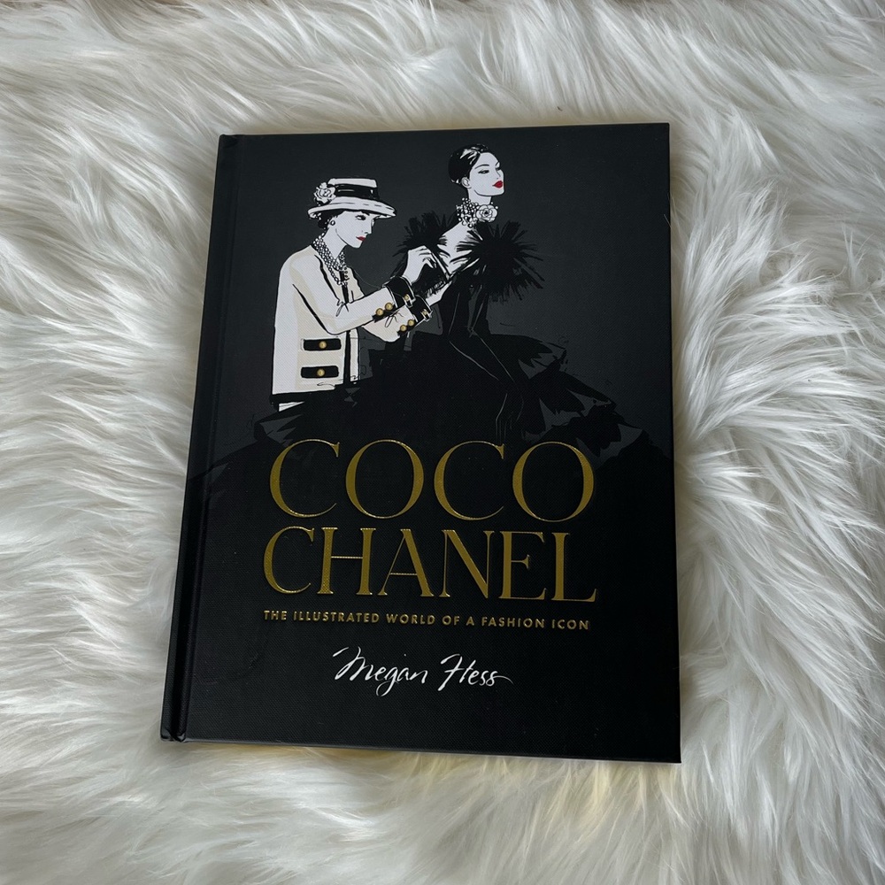 Chanel hardcover book with illustrations by Megan Hess